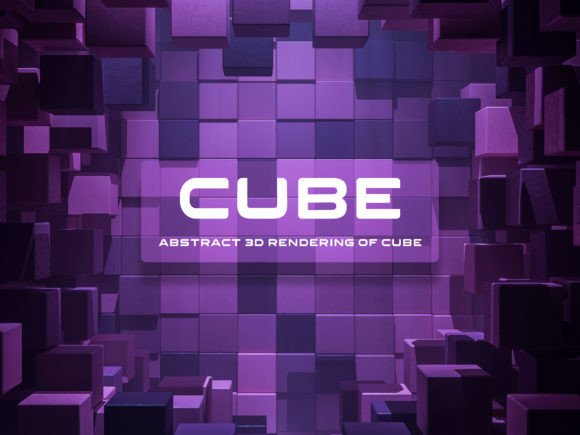 3D Cube Abstract Background: Elevate Your Designs