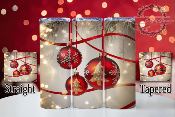3D Happy Holidays Christmas Tumbler: Festive Digital Design