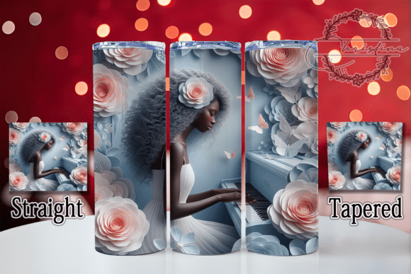 3D Melanin Queen Tumbler: A Bold Statement for Your Projects