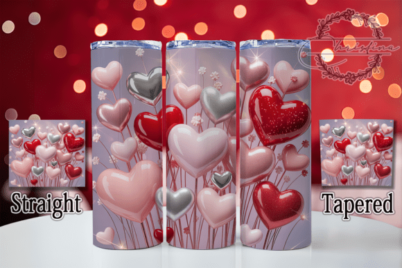 3D Pink Heart Tumbler: A Charming Design for Creative Projects