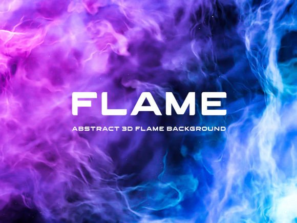 Dynamic Visuals: The 3D Flame Abstract Background for Impactful Designs