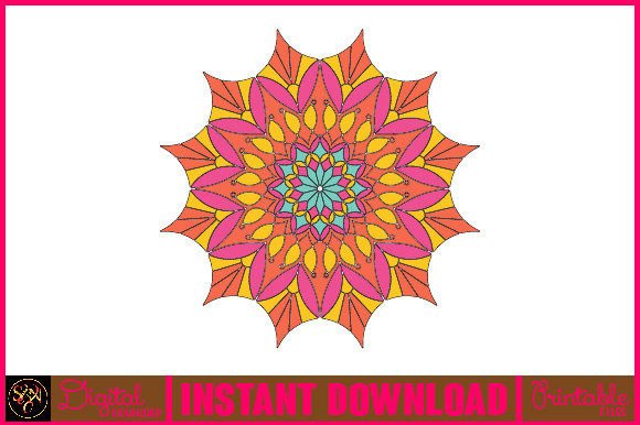 Mandala 3D Layered SVG Cut File-161: A Creative Design Asset
