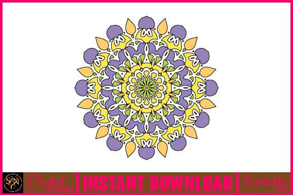 Mandala 3D Layered SVG Cut File-191: A Stunning Design Asset