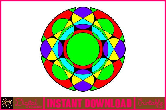 Mandala 3D Layered SVG Cut File-5