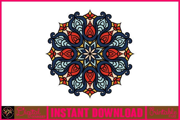 Mandala 3D Layered SVG Cut File-62: A Versatile Design Asset