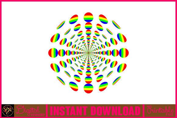Mandala 3D Layered SVG Cut File: Vibrant Tribal Design