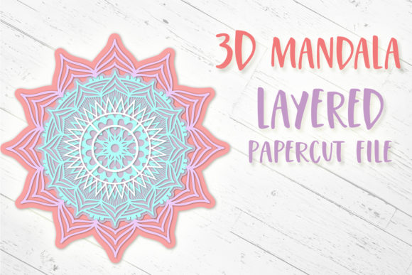 Stunning 3D Papercut Mandala for Layered Art Projects